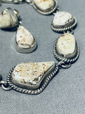 Impressive Native American Navajo Dry Creek Turquoise Sterling Silver Bracelet And Earring Set-Nativo Arts