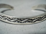 Impressive Navajo Sterling Silver Bracelet Native American-Nativo Arts
