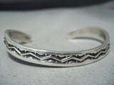 Impressive Navajo Sterling Silver Bracelet Native American-Nativo Arts
