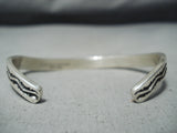 Impressive Navajo Sterling Silver Bracelet Native American-Nativo Arts