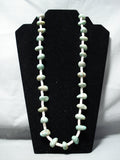 Impressive Santo Domingo Royston Turquoise Heishi Necklace Native American-Nativo Arts