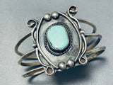 Impressive Vintage Native American Navajo Turquoise Sterling Silver Bracelet-Nativo Arts