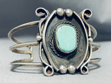 Impressive Vintage Native American Navajo Turquoise Sterling Silver Bracelet-Nativo Arts