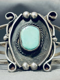 Impressive Vintage Native American Navajo Turquoise Sterling Silver Bracelet-Nativo Arts