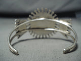Incomparable Native American Zuni Coral Sterling Silver Bracelet-Nativo Arts