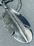 Incredible Native American Navajo Turquoise Sterling Silver Pendant-Nativo Arts