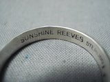 Incredible Navajo Sterling Silver Band Ring Native American-Nativo Arts
