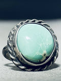 Incredible Vintage Native American Navajo Royston Turquoise Sterling Silver Ring-Nativo Arts