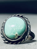 Incredible Vintage Native American Navajo Royston Turquoise Sterling Silver Ring-Nativo Arts
