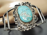 Incredible Vintage Native American Navajo Turquoise Sterling Silver Bracelet-Nativo Arts