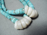 Incredible Vintage Navajo Turquoise Necklace Native American Old-Nativo Arts
