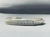 Intricate Coil Vintage Native American Navajo Sterling Silver Bracelet-Nativo Arts