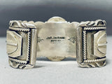 Jeffrey Jackson Vintage Native American Navajo Sleeping Beaut Turquoise Sterling Silver Bracelet-Nativo Arts