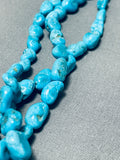 Jill Smith Vintage Native American Navajo Turquoise Sterling Silver Necklace-Nativo Arts