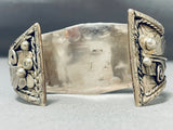 Light Blue Ocean Water Turquoise Vintage Native American Navajo Sterling Silver Bracelet-Nativo Arts