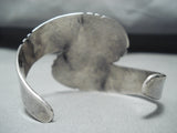 Magnificent Native American Navajo Sterling Silver Bracelet-Nativo Arts