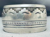 Magnificent Vintage Native American Navajo Sterling Silver Bracelet-Nativo Arts