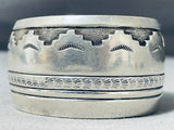 Magnificent Vintage Native American Navajo Sterling Silver Bracelet-Nativo Arts