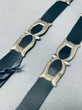 Magnificent Vintage Native American Navajo Sterling Silver Concho Belt-Nativo Arts