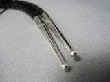 Marvelous Navajo Sterling Silver Bolo Native American-Nativo Arts