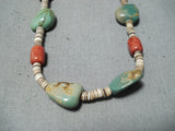 Marvelous Santo Domingo Royston Turquoise Necklace Native American-Nativo Arts