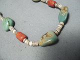 Marvelous Santo Domingo Royston Turquoise Necklace Native American-Nativo Arts