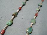 Marvelous Santo Domingo Royston Turquoise Necklace Native American-Nativo Arts