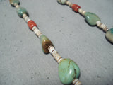 Marvelous Santo Domingo Royston Turquoise Necklace Native American-Nativo Arts