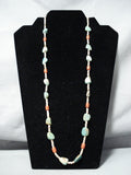 Marvelous Santo Domingo Royston Turquoise Necklace Native American-Nativo Arts
