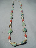 Marvelous Santo Domingo Royston Turquoise Necklace Native American-Nativo Arts