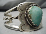 Marvelous Vintage Native American Navajo Royston Turquoise Sterling Silver Bracelet Old-Nativo Arts