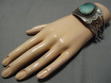 Marvelous Vintage Native American Navajo Royston Turquoise Sterling Silver Bracelet Old-Nativo Arts