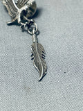 Marvelous Vintage Native American Navajo Sterling Silver Eagle Tie Tac-Nativo Arts