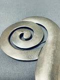 Marvelous Vintage Native American Navajo Sterling Silver Pin Signed B. Yazzie-Nativo Arts
