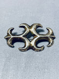 Marvelous Vintage Native American Navajo Sterling Silver Pin-Nativo Arts