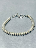 Marvelous Vintage Native American Navajo Sterling Silver Pod Bracelet-Nativo Arts