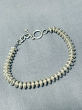 Marvelous Vintage Native American Navajo Sterling Silver Pod Bracelet-Nativo Arts