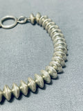 Marvelous Vintage Native American Navajo Sterling Silver Pod Bracelet-Nativo Arts