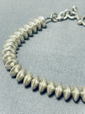 Marvelous Vintage Native American Navajo Sterling Silver Pod Bracelet-Nativo Arts