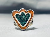 Marvelous Vintage Native American Navajo Turquoise Sterling Silver Ring-Nativo Arts