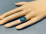 Marvelous Vintage Native American Navajo Turquoise Sterling Silver Ring-Nativo Arts