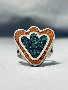 Marvelous Vintage Native American Navajo Turquoise Sterling Silver Ring-Nativo Arts