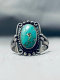 Marvelous Vintage Native American Navajo Turquoise Sterling Silver Ring-Nativo Arts