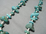 Marvelous Vintage Navajo Royston Turquoise Necklace Native American-Nativo Arts