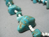 Marvelous Vintage Navajo Royston Turquoise Necklace Native American-Nativo Arts