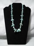 Marvelous Vintage Navajo Royston Turquoise Necklace Native American-Nativo Arts