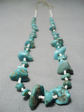 Marvelous Vintage Navajo Royston Turquoise Necklace Native American-Nativo Arts