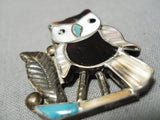 Marvelous Vintage Zuni Native American Sterling Silver Pin-Nativo Arts