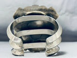 Monster Vintage Native American Navajo Turquoise Sterling Silver Bracelet-Nativo Arts