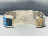 Monument Valley Air Balloon Native American Navajo Turquoise Sterling Silver Bracelet-Nativo Arts